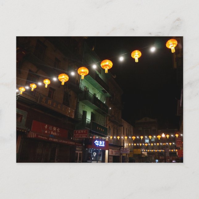 Postale Lanternes chinatown de San Francisco #3 Carte post (Devant)