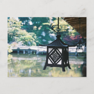 Postale Lanternes suspendues : Sankei-en Garden, Carte pos