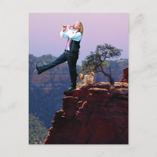 Postale L'Art fou de la carte Tarot