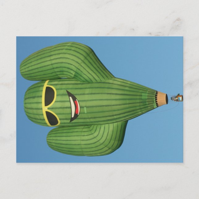 Postale Lecteurs de soleil Cactus Chaud Air Ballotte Carte (Devant)