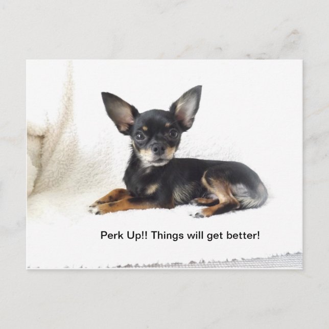 Postale Les choses vont obtenir une meilleure carte (Devant)