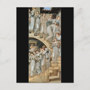 Postale L'escalier d'or, Sir Edward Burne-Jones Carte post