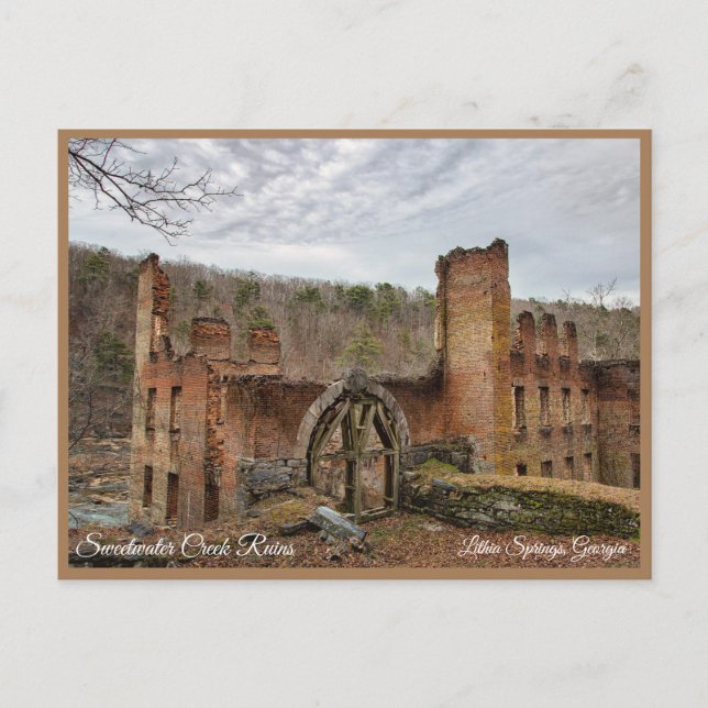 Postale Lithia Springs Sweetwater Georgia USA Carte postal (Devant)