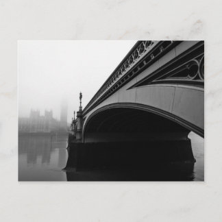 Postale London Westminster Bridge in Thick Fog carte posta