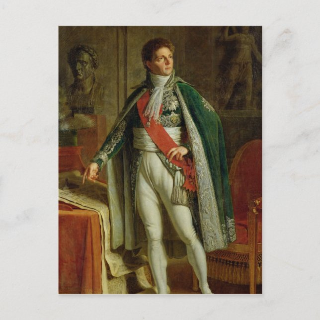 Postale Louis Alexandre Berthier montre la carte de (Devant)