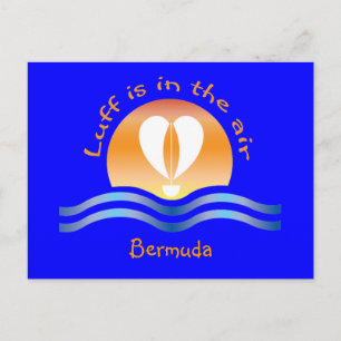 Postale Luffers Sunset_Luff dans l'air Bermudes carte post