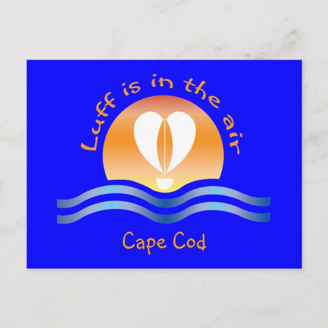 Postale Luffers Sunset_Luff dans l'air Cape Cod carte post (Devant)