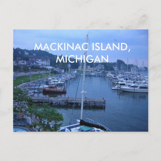 POSTALE MACKAINC ISLAND, MICHIGAN POST CARTE (Devant)