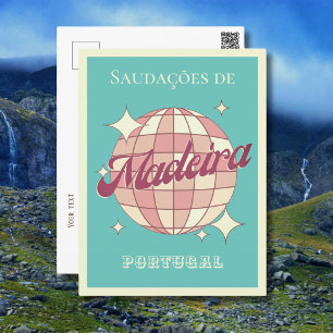 Postale Madeira Portugal vacances Retro Vintage Carte post