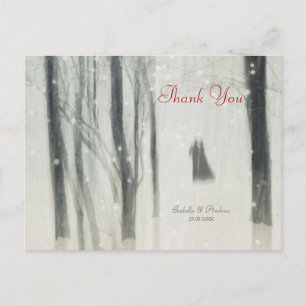 Postale Magic Love Mariage Carte de remerciements