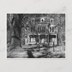 Postale Maison des ombres, carte de cabinet