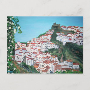 Postale Maisons dans le village de Casares, Malaga Carte p