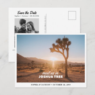 Postale Mariage au Parc national de Joshua Tree, carte "Sa