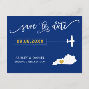 Postale Marine Kentucky Wedding Enregistrer la carte posta