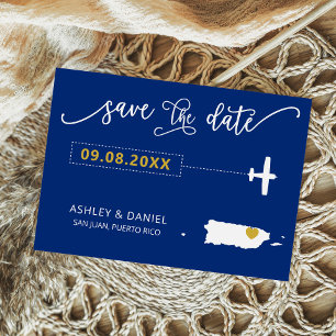 Postale Marine Porto Rico Mariage Enregistrer la carte des
