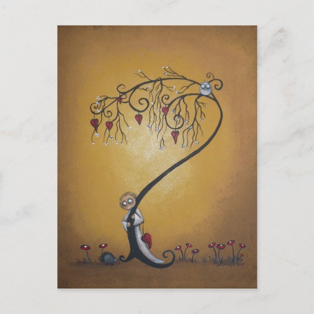 Postale Masquer et rechercher Whimsical Creeper Art carte  (Devant)
