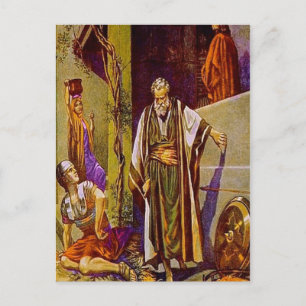 Postale Matthieu 26:69-75 Pierre Denies Jésus carte postal