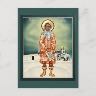 Postale Matushka Olga de la carte de prière de l'Alaska