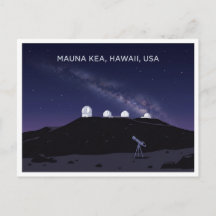 Mauna Kea Hawaii USA Observation des étoiles Carte