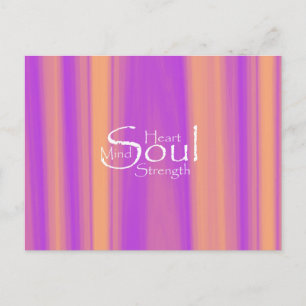 Postale Méditation Carte - COLLECTION "Joyful Praise"