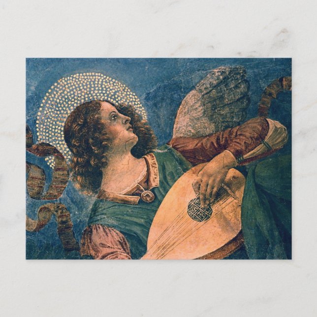 Postale Melozzo da Forli - Ange jouant du luth Carte posta (Devant)