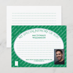 Postale MÉMOIRE SPÉCIALE DE VOUS Nigérian Partager Carte m