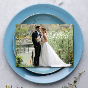 Postale Merci Beacoup Favorite Mariage Jour Photo Carte Po