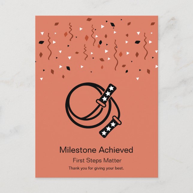 Postale Merci Fitness Pour Donner Votre Meilleure Carte Po (Devant)