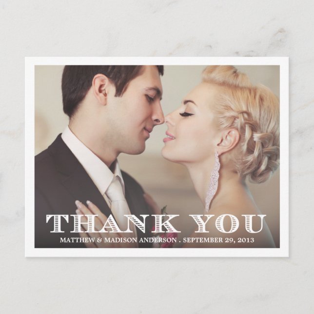 POSTALE MERCI FORMEL | CARTE POST MERCI MARIAGE (Devant)