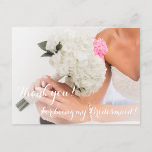Postale Merci mariage Pour Ma Carte D'Épouse
