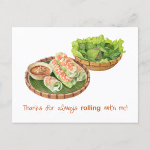 Postale Merci pour rouler avec ma carte