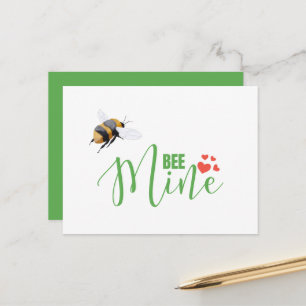 Postale Miel Bee Mine Drôle Carte Saint Valentin