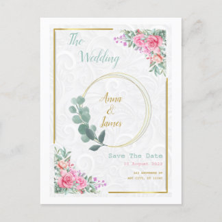 Postale Modèle de carte mariage