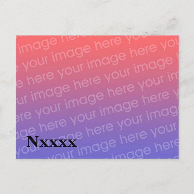 Postale Modèle de carte radio amateur (Devant)