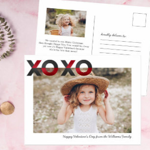 Postale Moderne & Sucré   Carte Photo de la Saint-Valentin