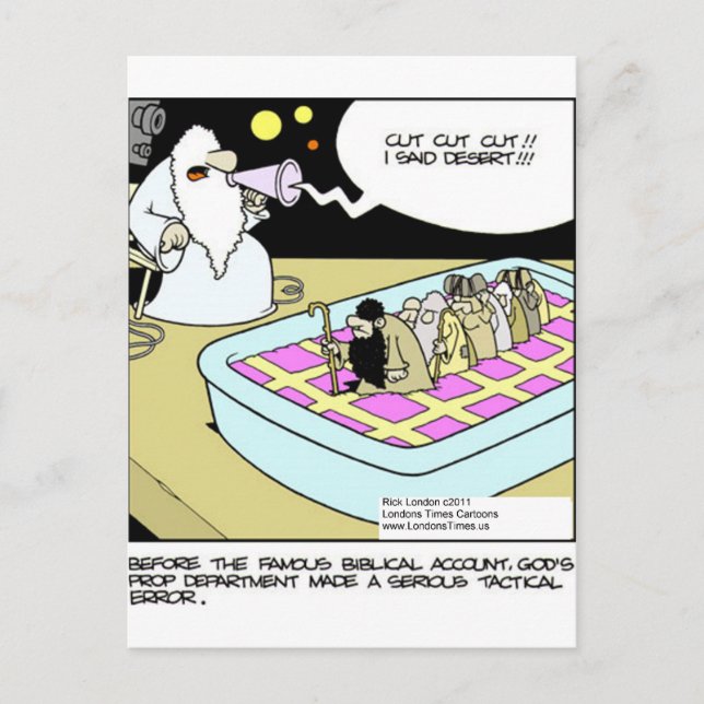 Postale Moses In Hollywood Drôle Cadeaux Tee - shirt Carte (Devant)