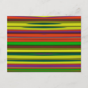 Postale ~ Motif de conception 3D ~ Couleurs de Noël~ Carte