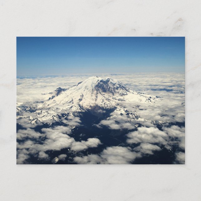 Postale Mount Rainier, Washington, Vue aérienne, Carte pos (Devant)