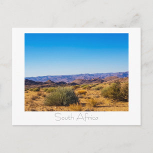 Postale Namaqualand Nature Voir Afrique du Sud SA Carte po