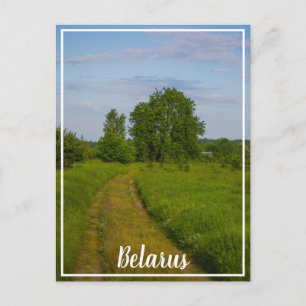 Postale Nature Village rural Paysage Biélorussie Carte pos