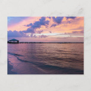Postale Navarre Beach Magique Heure Purple Sunset Carte po