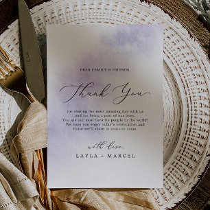 Postale Nettoyage aquarelle   Carte de réception en Merci 