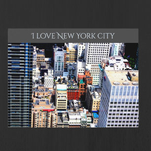 Postale New York City coloré architecture moderne carte po