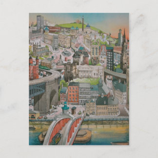 Postale Newcastle sur Tyne à travers les années Carte post