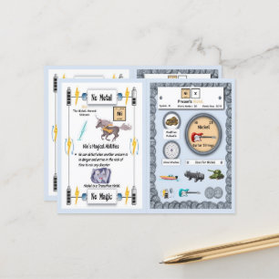 Postale Nix - Carte de jeu Unicorn Nickel Horn