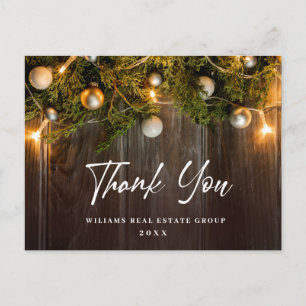 Postale Noël Russe Entreprise vacances Carte de remercieme