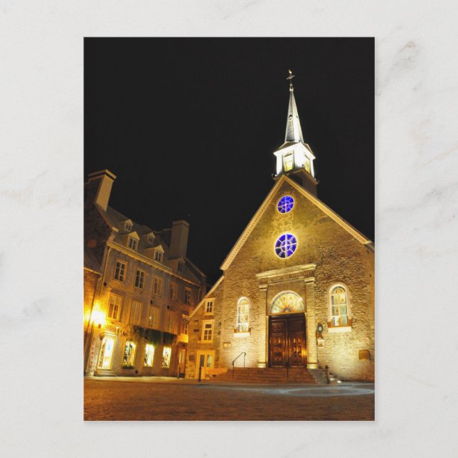 Postale Notre-Dame-des-Victoires Église Québec Carte posta (Devant)