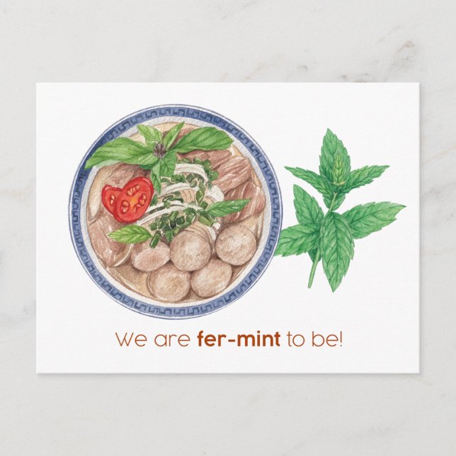 Postale Nous Sommes Pho-Mint À Être Carte (Devant)