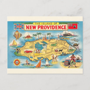 Postale Nouvelle carte de Providence Bahamas