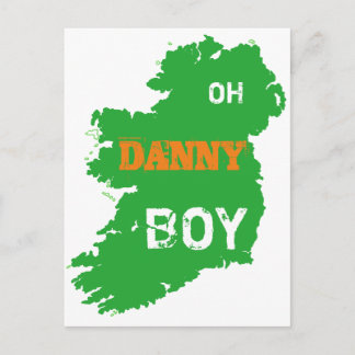 Postale Oh Danny Boy St Paddys Day cool Eire Carte